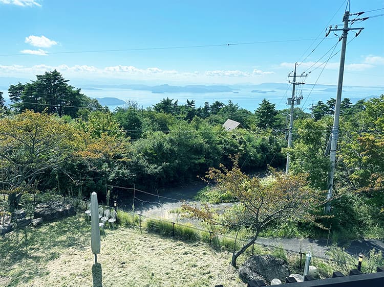 施設から見た景色